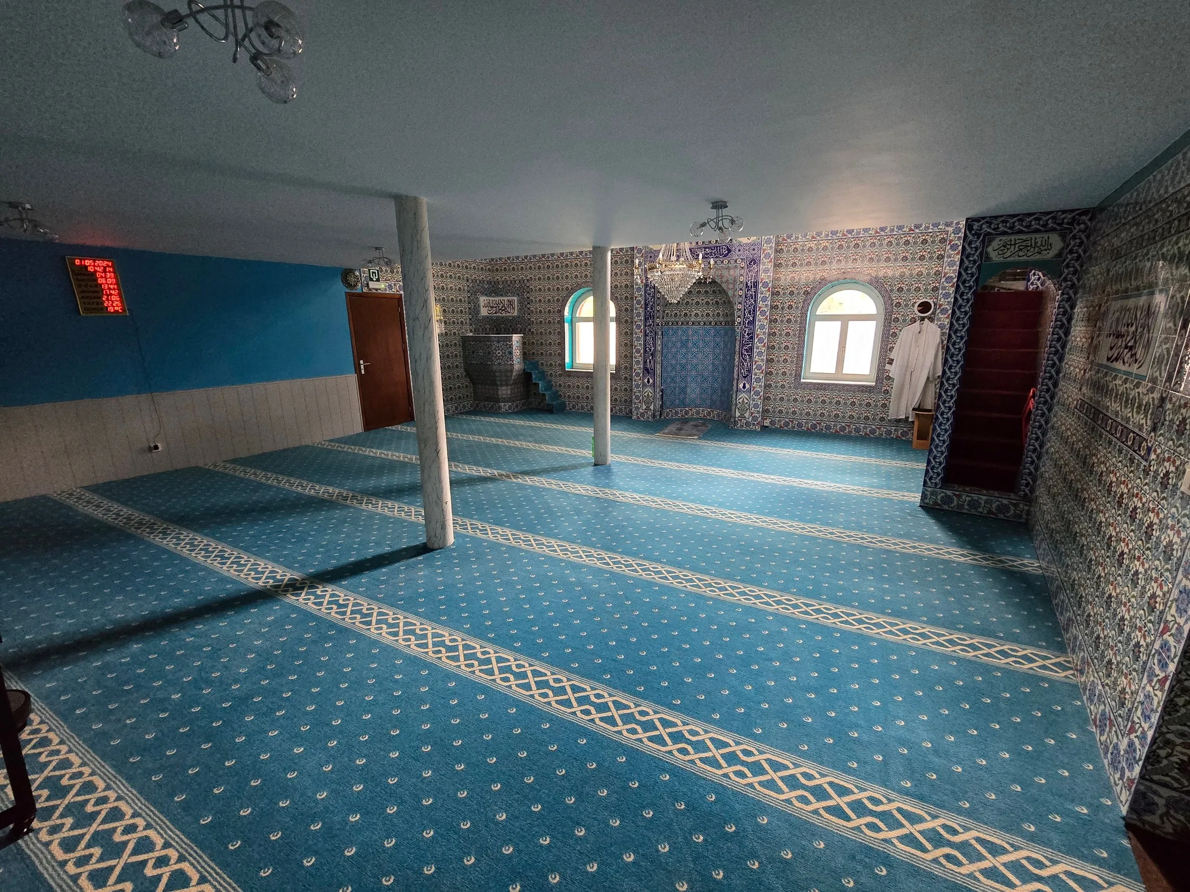 Intérieur de la mosquée