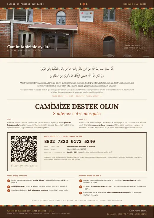 Bağış Afişi (TR-FR)