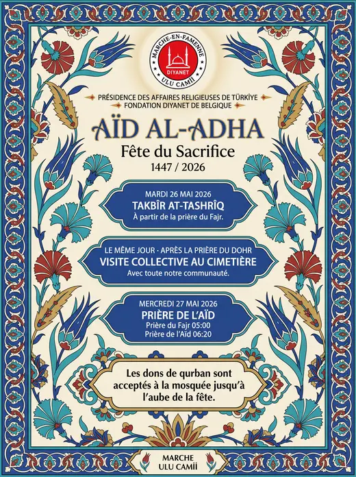 Programme de l’Aïd al-Adha 2026
