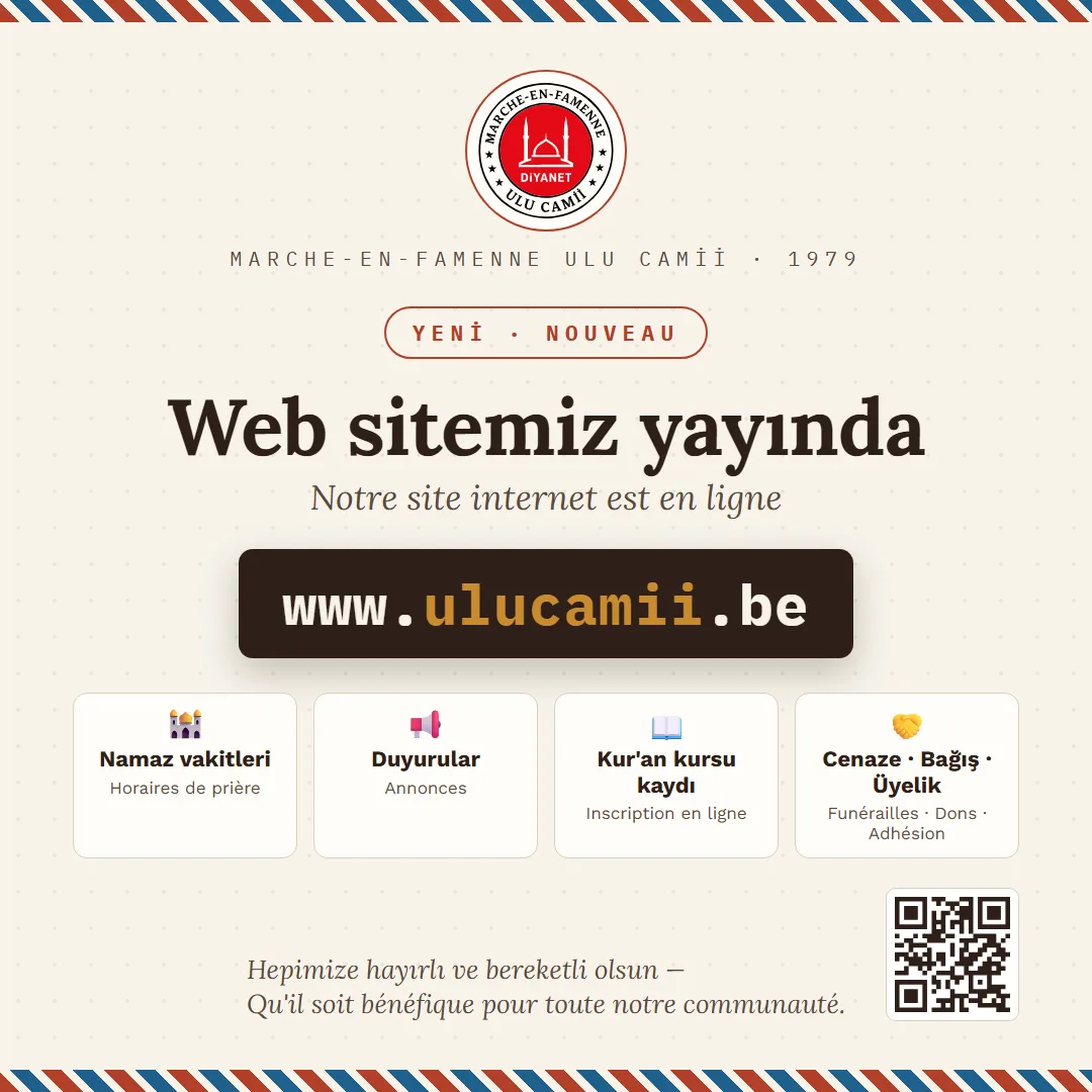 Notre site internet est en ligne — www.ulucamii.be