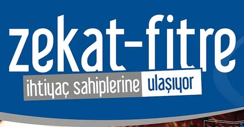 Visuel Diyanet.be indiquant que la zakat al-fitr et la zakat parviennent aux personnes dans le besoin