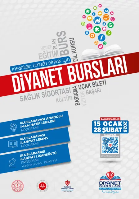 Diyanet Bursları 2026 afişi